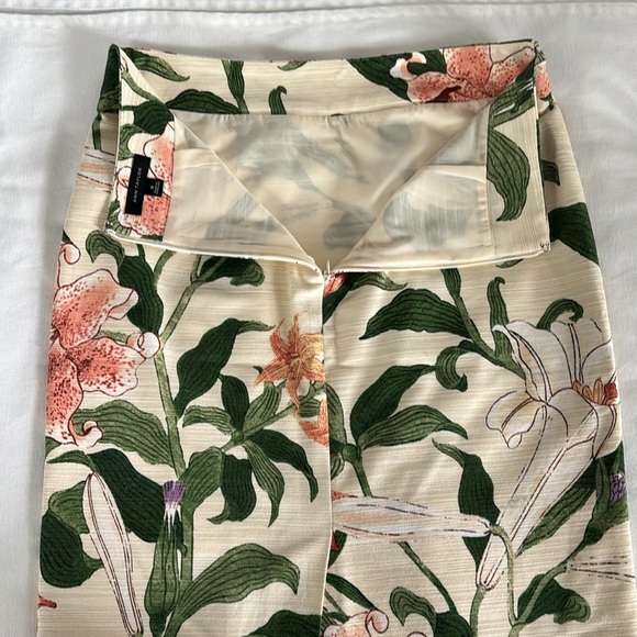 Ann Taylor Botanical Print Skirt size 8 - Picture 2 of 6